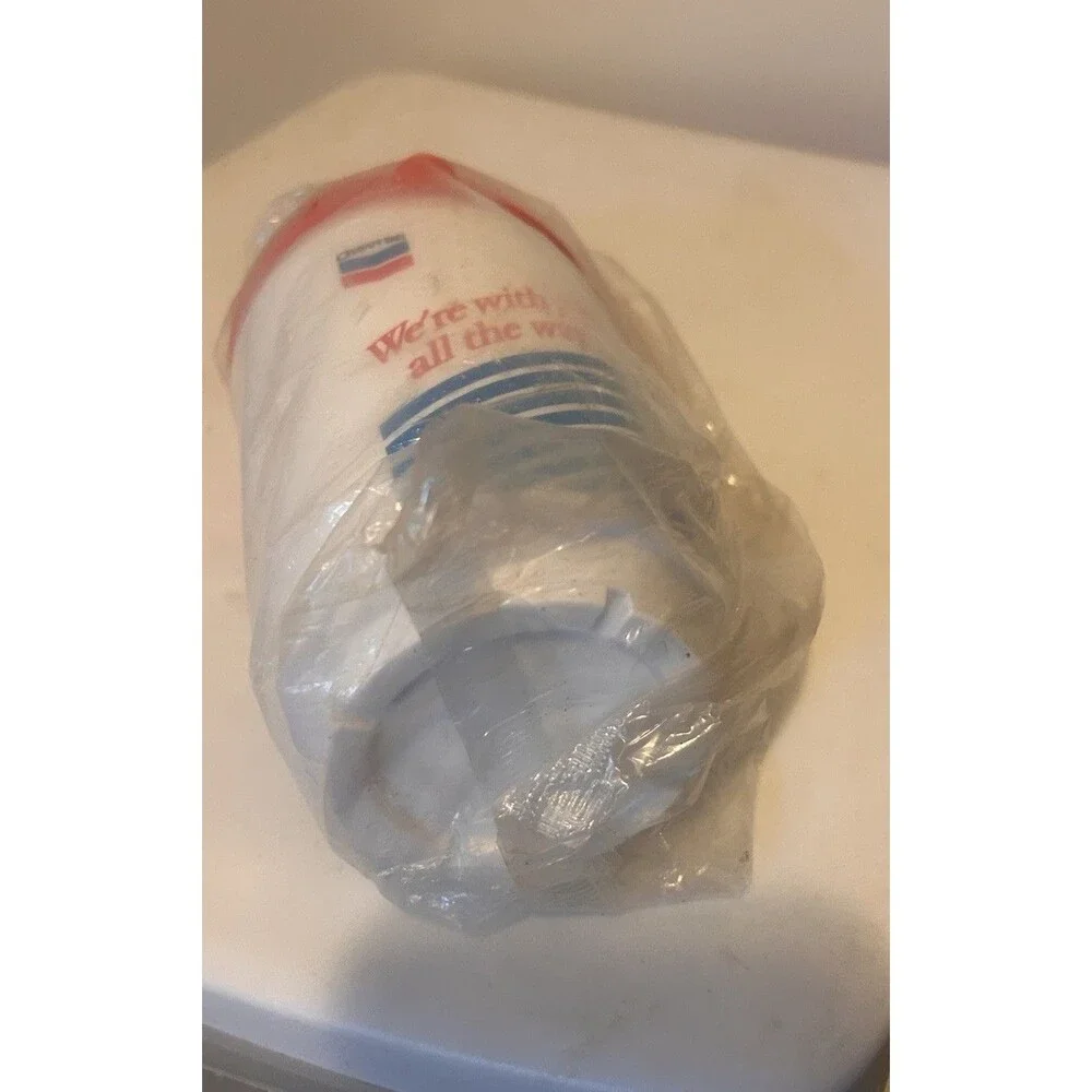 Chevron Quality Products 12oz. Cup with Lid Plastic Tumbler Vintage NEW